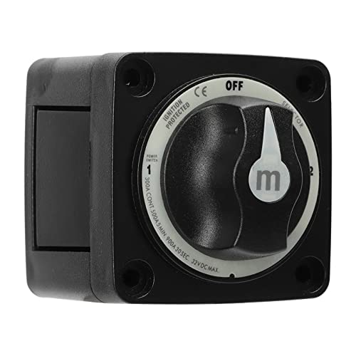 Battery Disconnect Switch, Battery Switch Easy Installation ABS Tinned Copper RV Battery Disconnect Switch for RV Boat