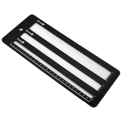 オーディオファン 発送物用厚さ測定定規 約12.5cm×0.3cm×30cm（Amazon）