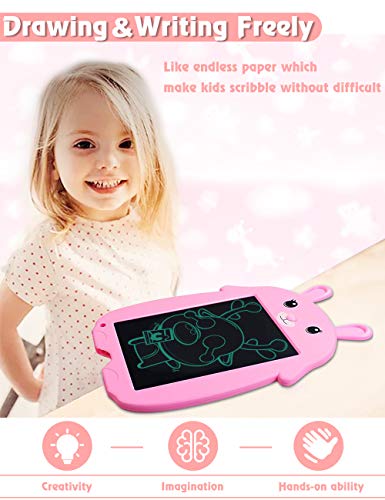 LODBY Drawing Board Writing Tablet, 8.5 Inch Learning Educational Toys Electronic Drawing and Writing Board for Kids & Adults, Handwriting Paper Doodle Pad for School and Office - Thumbnail 7