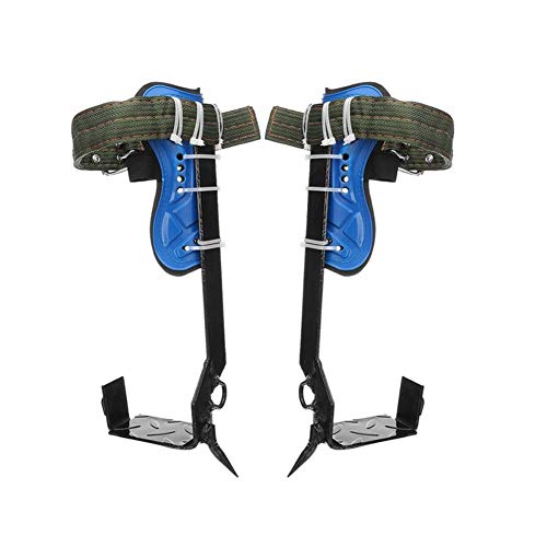 Twsoul Tree Climbing Spike, 2 Gears Tree Climbing Tool Adjustable Climbing Tree Shoes With Non-Slip Pedal For Hunting Observation, Jungle Survival, Picking Fruit #TOP5