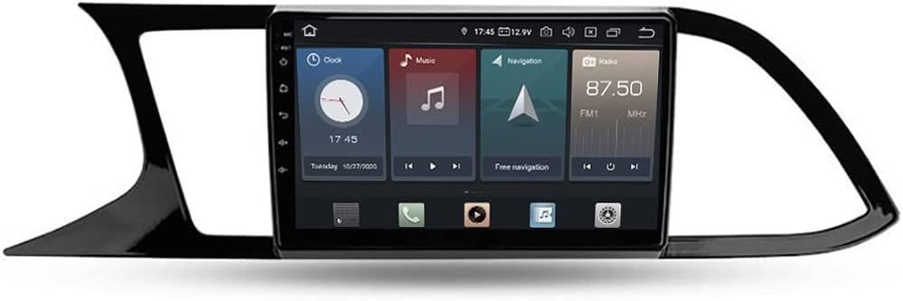 Compatible with: Seat Leon III 9" Toucscreen Android Car Radio GPS Navi CarPlay AndroidAuto