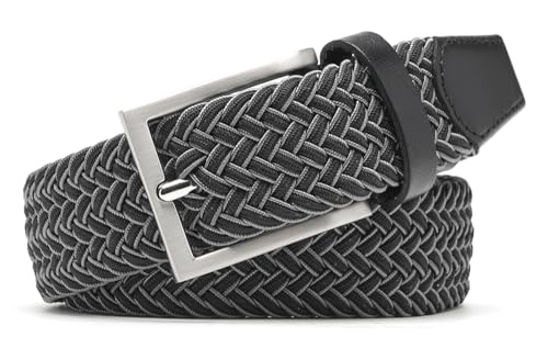 Image of Fabio Valenti Canvas Elastic Fabric Woven Stretch Braided Belts for Men Women Junior with Multicolored /Full Sizes