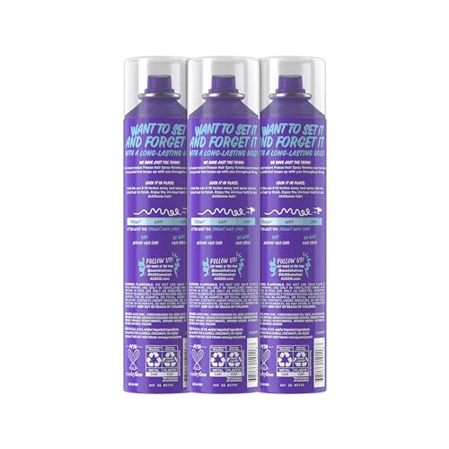 Aussie Instant Freeze Hair Spray for Extreme Hold, 10 Fl Oz, 3 Pack - image 8