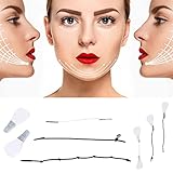 WOLAIYE Secret Lifting Patch Quick Facelift Tapes Instant Face Wrinkles Lift Invisible Tape Eye Neck Lifting Bands with Lifting Rope-40PCS