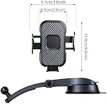 Support de téléphone de voiture,Multi Fonctionnal Suction Cup Instrument Panel Support de téléphones de voiture ,Ajustable horizontalement et verticalement Support de téléphonie cellulaire ,Universal Dashboard Stand Compatible avec tous les téléphones portables