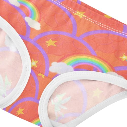 GuoChe Briefs Soft Panties Organic Underwear for Toddler in Sizes 2T,3T, 4T, 5T, 6Y and 8Y4