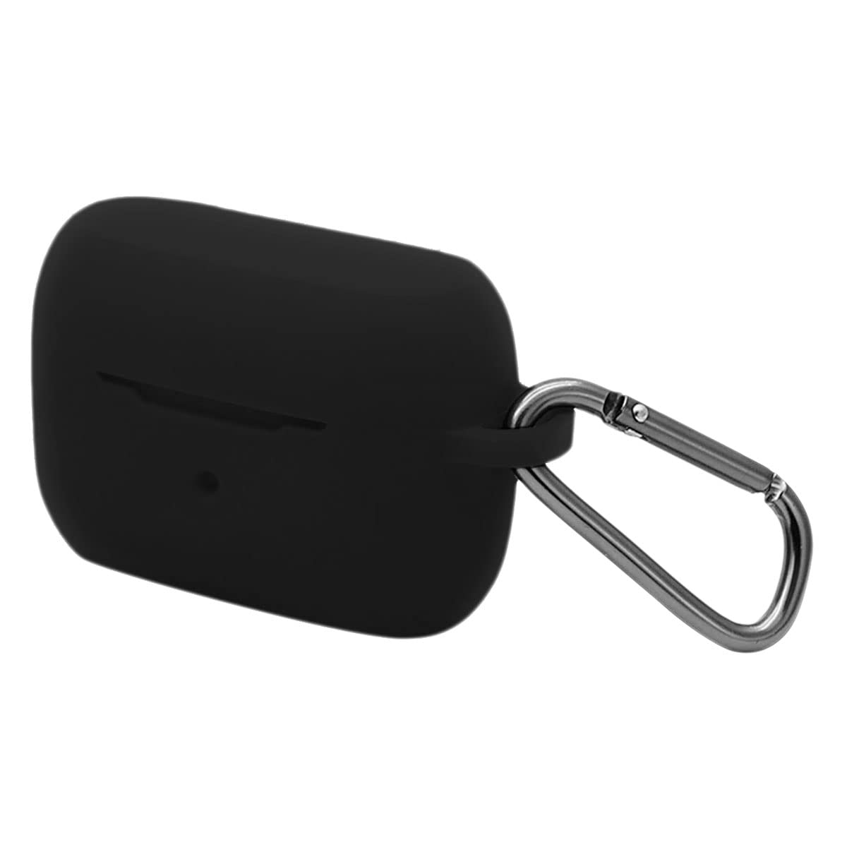 LIRAMARK Shockproof Protective Silicone 360° Cover Case with Buckle Designed for Jabra Elite 85t (Black)