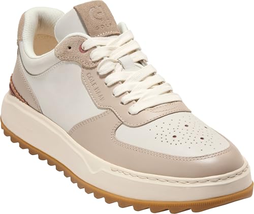 Cole Haan Men's Grandpro Crossover Golf Sneaker, Ivry/LT SES SDE/WP, 124