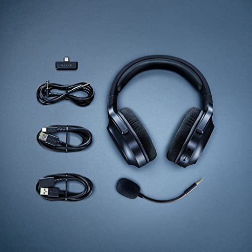 Razer Barracuda X Wireless Multi-Platform Gaming and Mobile Headset (2021 Model): 250g Ergonomic Design - Detachable HyperClear Mic - 20 Hr Battery - Compatible w/PC, PS5, Switch, & Android - Black by Razer - Used condition - Image 9