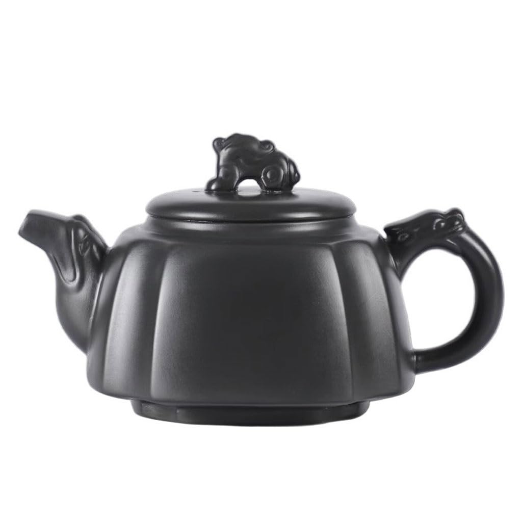 EBZFASO Chinese Clay Zisha Pot, Ceramic Teapot Handmade Drip-Proof Spout