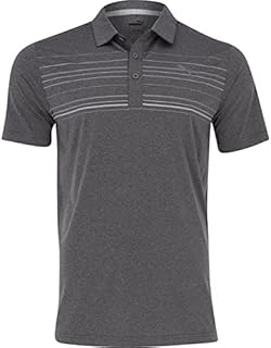 Puma Golf Mattr Hazard Polo Puma Black Heather/Quiet Shade Small