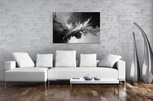 Effet noir et blanc XXL dynamique pour une décoration murale - 2