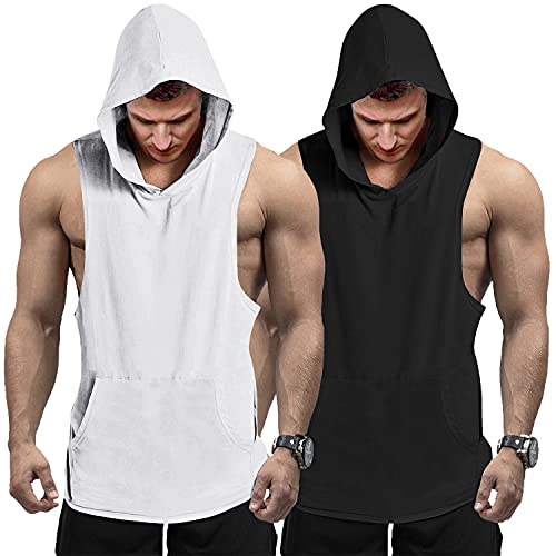 Yitrend men's 2 pack quick-drying workout vest gym musc…