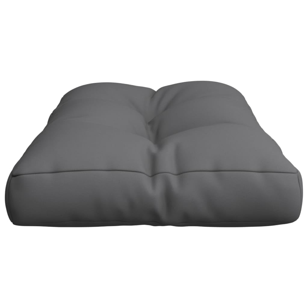 vidaXL Palettenkissen, Palettenpolster für Europaletten, Palettensofa Kissen Indoor Outdoor, Palettenauflage Rückenkissen, Anthrazit Stoff