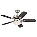 Westinghouse Lighting 7203200 Cassidy Indoor Ceiling Fan with Light, 36 Inch, Brushed Nickel