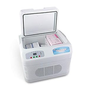 15L draagbare koelkast, mini-koelkast koelvriezer, medicijn insuline vaccin koelkast warmer, auto thuis reizen camping picknick [energieklasse A]