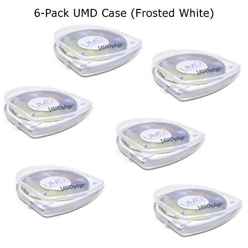 6 in 1 Pack UMD Cases for Sony Playstation Portable PSP (6 Clear)
