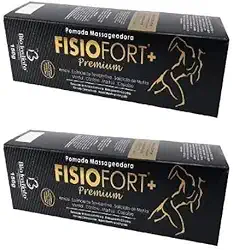 Pomada Fisiofort Premium – Alívio Rápido para Dores Musculares e Articulares | Efeito Bengue | 300g | Ação Anti-inflamatória e Relaxante - Kit com 2 Bisnagas