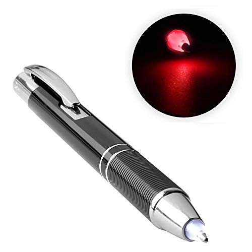 Lampe de poche stylo avec pointe lumineuse LED rouge pour écrire - 2