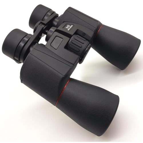 Image of 16x50 High Power Binoculars with Long Range Zoom Wide View Central Focus Wheel Anti Slip Grip for Bird Watching Wildlife Travel Hiking Sports Events and Outdoor Observation
