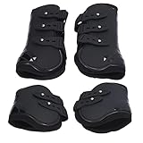 Panv Pferde-Sehnen-Gamaschen-Set, exquisiter weicher Schutz für Pferde