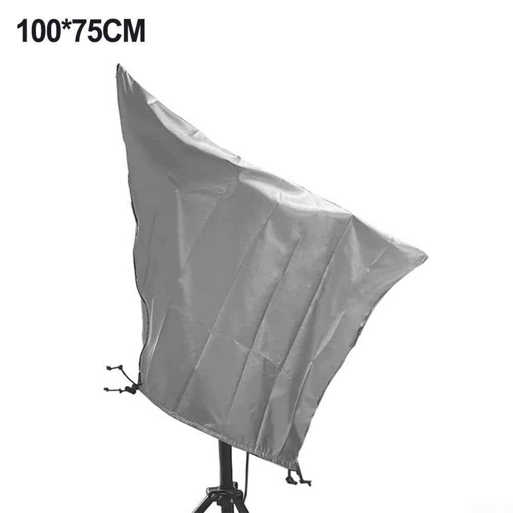 Housse robuste en tissu Oxford 420D pour télescope - Étanche à la poussière et à l'eau - Pour équipement d'astronomie - 100 x 75 cm - Argenté