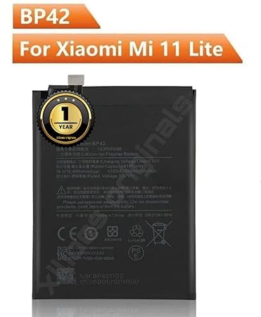 Image of BP42 Battery for Xiaomi 11 Lite 5G NE / 11 Lite 5G / 2109119DG, 2107119DC, M2101K9AG, M2101K9AI Battery with 1 Year warranrty**** (V192)
