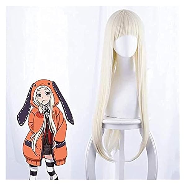 Anime Dwangmatige Gokker Cosplay Pruiken Runa Yomozuki Cosplay Pruiken Hittebestendige Synthetische Pruik Halloween Party