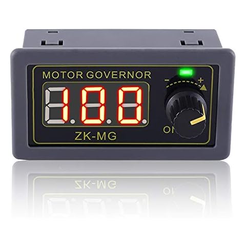 PWM Motor Driver, PEMENOL DC 5V-24V 5A 150W Motor Speed Controller Adjustable Speed Regulator with Stepless Variable Knob Switch Signal Generator Driver Module Cover