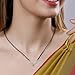 Mariya Gems Attracting fancy Indian Jewellry Bollywood Trendy Traditionals Ethnic Mangalsutra For Women for Women Gifts for Women Valentines Gift, (Design 1)