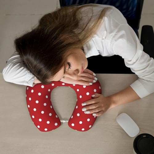 Almohada cuello ajustable de poliéster negra miniatura 7