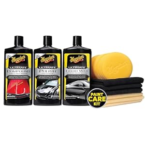 Meguiar’s Ultimate 3 Step Paint Care Kit, Car Detailing and Polishing Kit