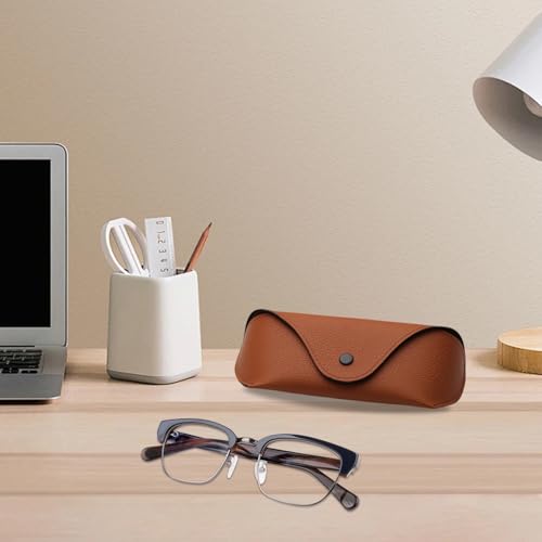 Image of Sunglass Eyeglass Case, Soft Eye Glasses Case for Men Women Adults, Portable Slim Reading Glasses Carrying Case