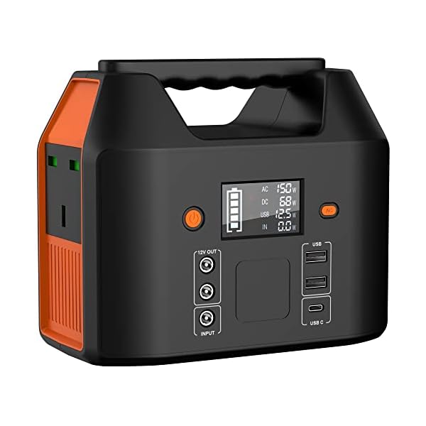 SinKeu Portable Power Station,27000mAh/99Wh Solar Generator with 230V