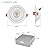 LUXRITE 4 Inch Floating Gimbal LED Recessed Lighting with Junction Box, CRI 90, 5CCT 2700K-5000K, Dimmable, 12W, 900LM, Adjustable Directional Downlight, Damp & IC Rated, ETL Listed (6 Pack)
