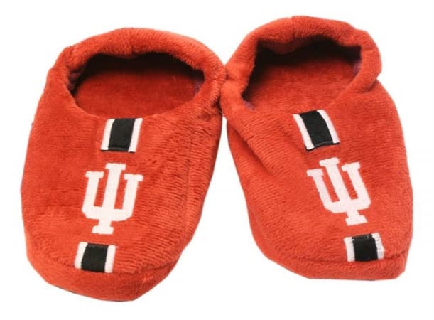 Indiana Hoosiers Slippers - Youth 4-7 Stripe