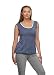 Produktbild Ragwear Damen EIREEN Top, Frauen Shirt,Oberteil,ärmellos,Rundausschnitt,Tunnelzug am Bund,Regular Fit,Blau,L