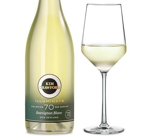 Kim Crawford Illuminate Sauvignon Blanc, Award Winning Lower Calorie* White Wine Lower Calorie and...