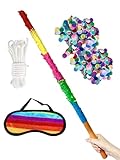 ZCFIFDGB 32-inch pinata sticks, that won't break,the quality is veryvery hard.kids can enjoy playing at the pinata party without worrying about it getting damaged.Piñata Stick kids love