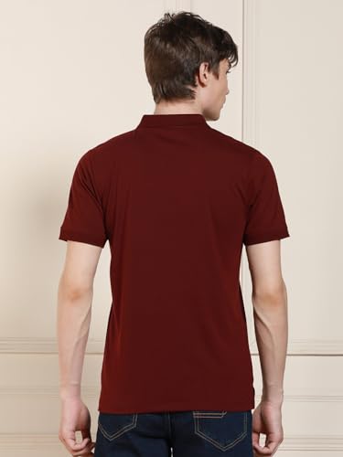 Image of Dennis Lingo Men Solid Cotton - Regular Fit T-Shirt