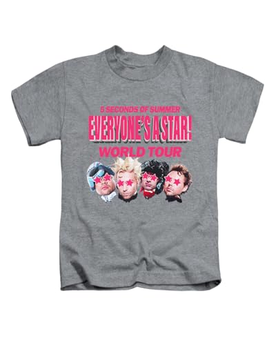 New Spirit Original Everyone's a Star Meme 5sos, Novelty Five Seconds of Summer icon Tee T-Shirt Funny Unisex T Shirt Top Heather Grey