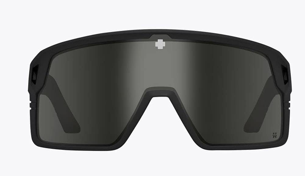 Spy Optic Monolith Sunglasses Matte Black w/Happy Grey Green Black Spectra Mirror Lens