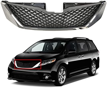 Amazon.com: BST BSSP Replacement for 11-17 Sienna Honeycomb Chrome ...