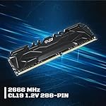 OLOy DDR4 RAM 16GB (2x8GB) Black Owl 2666 MHz CL19 1.2V 288-Pin Desktop UDIMM (MD4U0826190BJ0DA) - Image 3