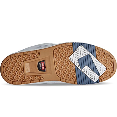 Image of Globe Sabre Skateboard Shoes, White Blue Gum, 5.5 US