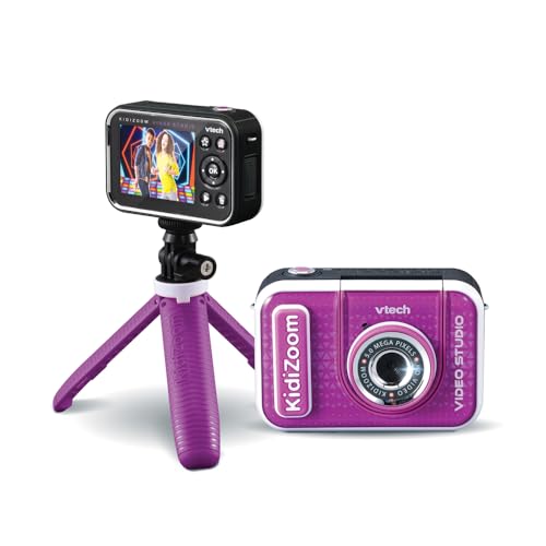 VTech - Kidizoom Video Studio HD – Lila – Multifunktions-HD-Kamera, Spezialeffekte, Trucages – Version FR[Exklusiv bei Amazon]