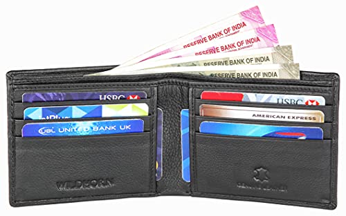 Image of WildHorn Leather Men Wallet(black)