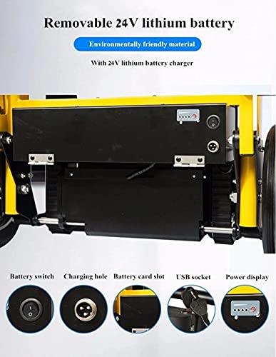 Lightweight Foldable Stair Climbing Electric Wheelchair Intelligent Lifting Chassis Can Go Up and Down Stairs Elderly People with Disabilities Adjustable Walking Assist Utility Carts