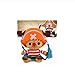 XIAIEWEI Muñeco de Peluche Suave de algodón PP Lindo cojín Luffy Chopper Cosplay Law Sabo Sanji Juguetes de Peluche Naturales 20Cm