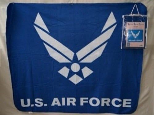 U.S. Air Force Wings 50x60 Polar Fleece Blanket Throw (Licensed) by U.S. Air Force Wings 50x60 Polar Fleece Blanket Throw (Licensed)